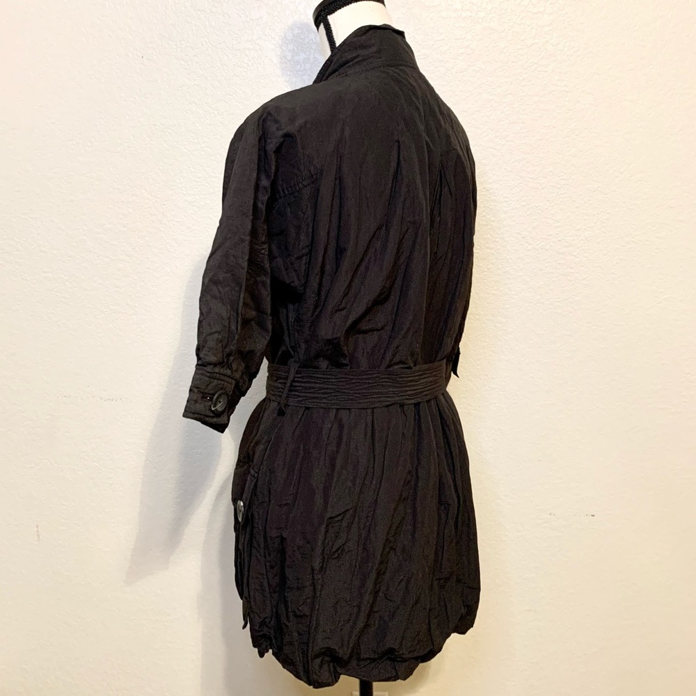 Vince Shimmering Sparkling Jacket Coat With 3/4 Sleeves Black Size XS - Picture 6 of 17